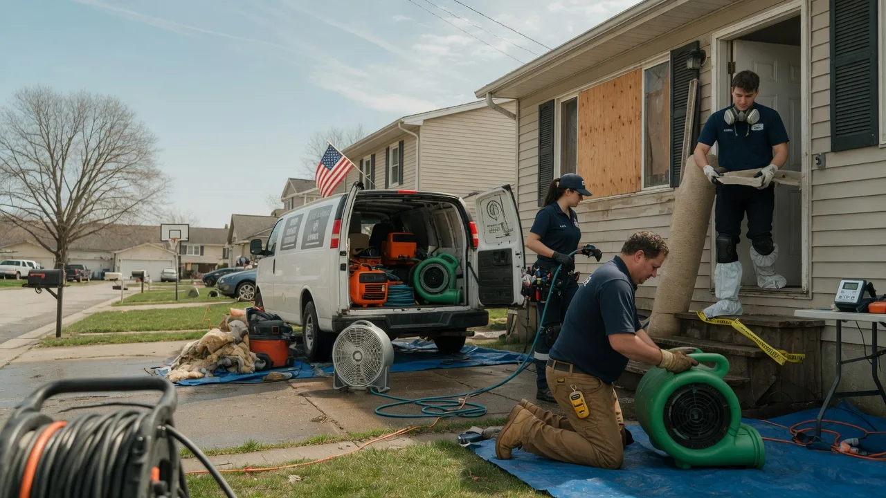 Water Damage Restoration in Burbank, IL near me